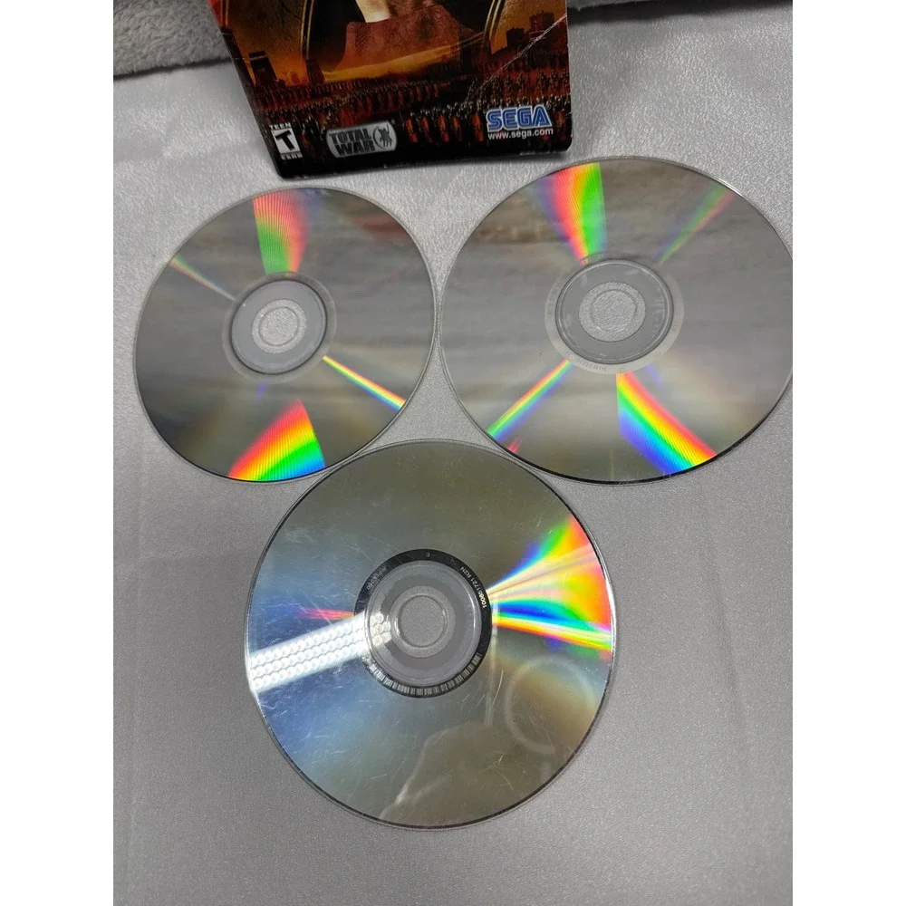 Sega Rome Total War PC Game Red Strategy 3-Disc Set With Manual